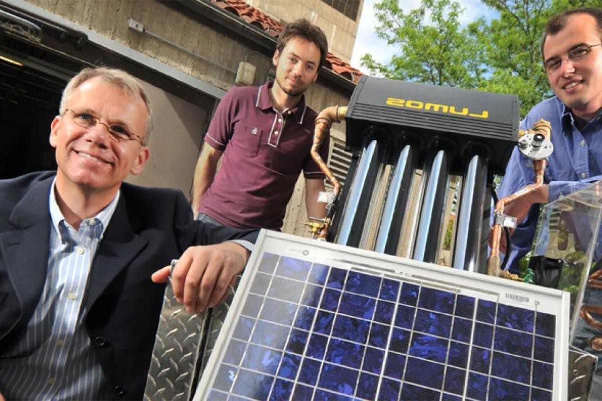 Dr. Gregor Henze’s and team members with electric grid