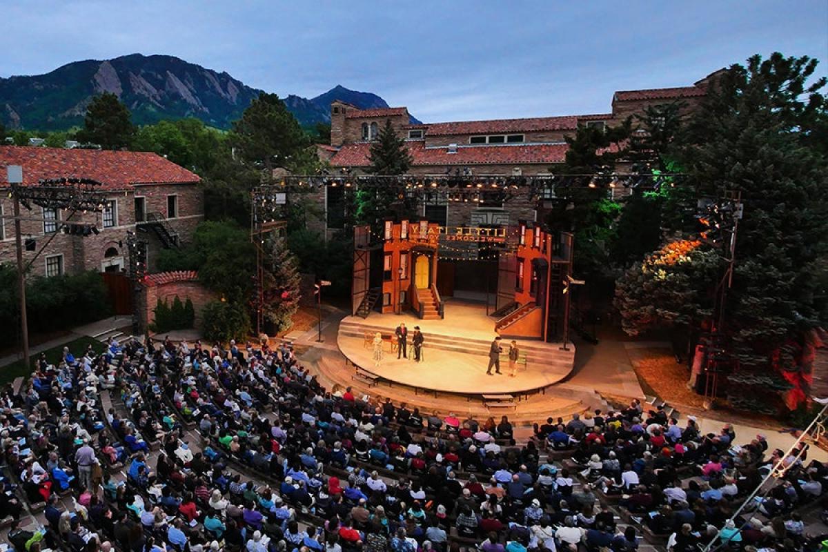 A performance at the Shakespeare Festival